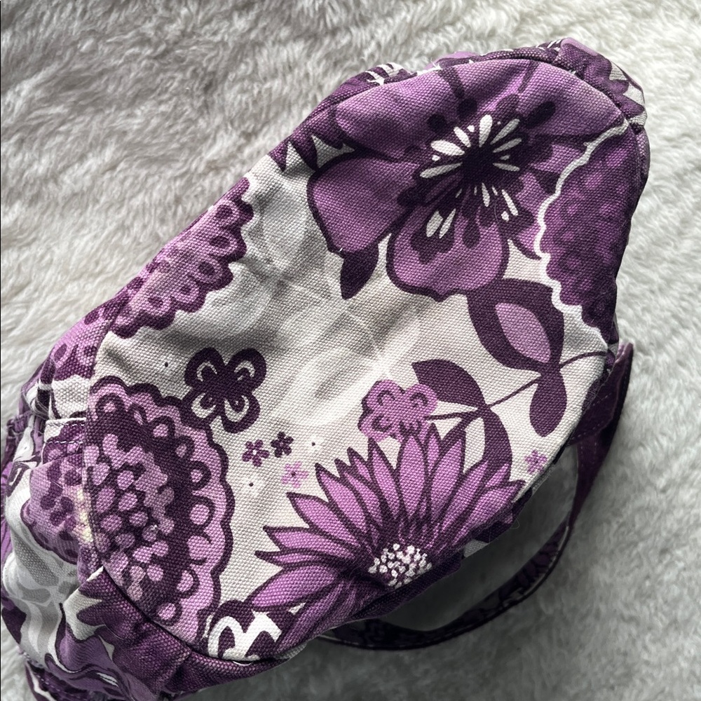 Thirty one Plum Awesome Blossom Retro Metro Canvas Bucket Bag - Picture 4 of 6